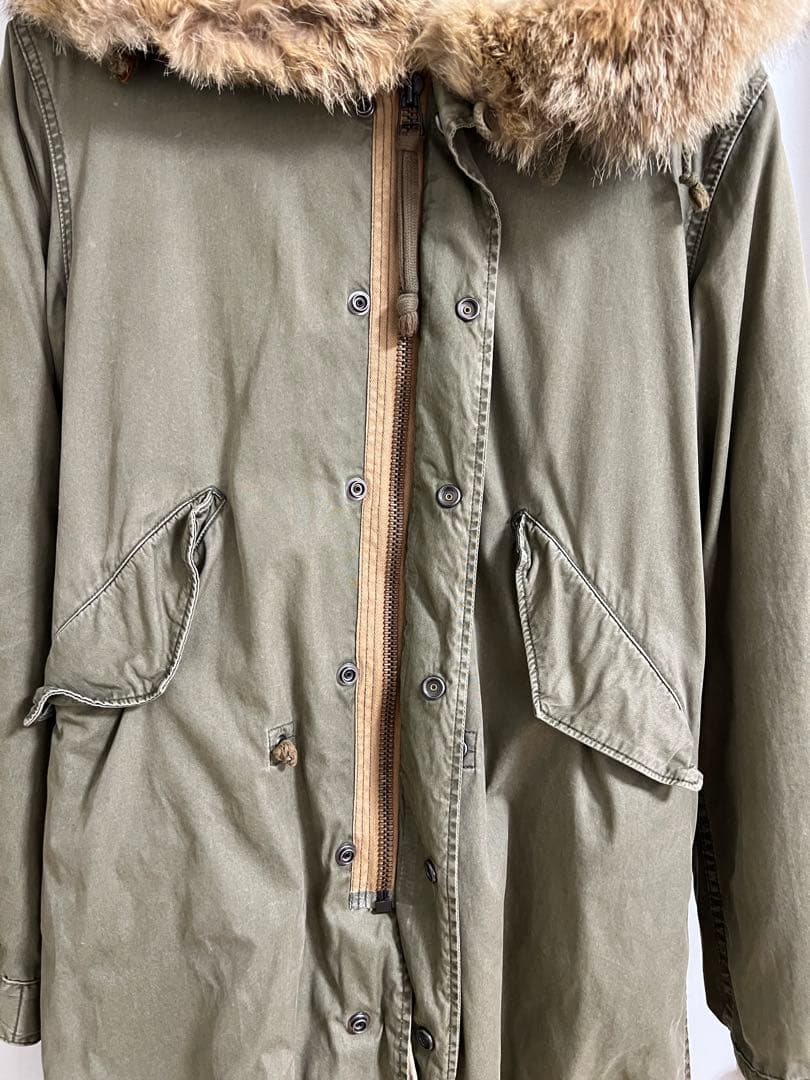 green man HYKE 名作コヨーテファーM-51モッズコートライナー付L