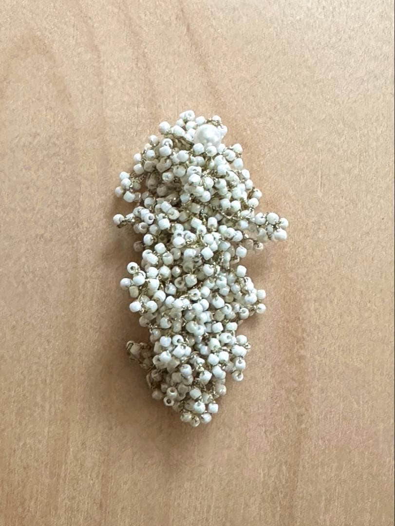 fua accessory 始まりの時 ピアス Lアイボリー 片耳