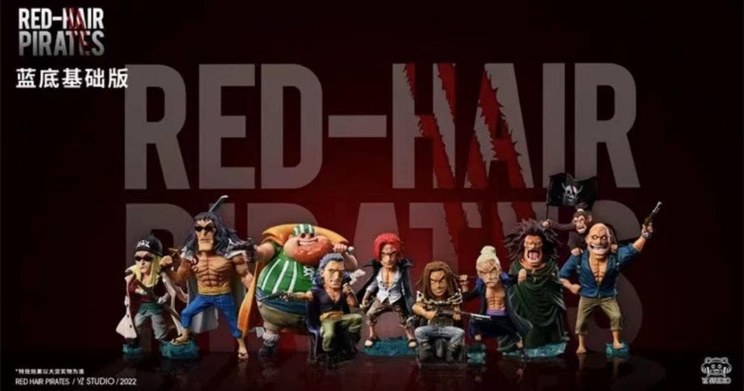 ワンピース YZ 赤髪海賊団 9点 ガレージキット ガレキ スタチュー