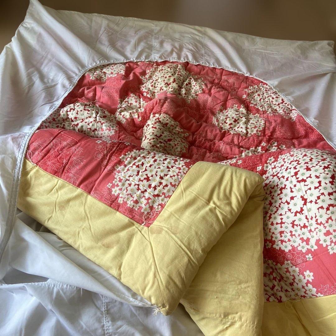 昭和レトロ】真綿で包んだ高級掛け布団 - メルカリ