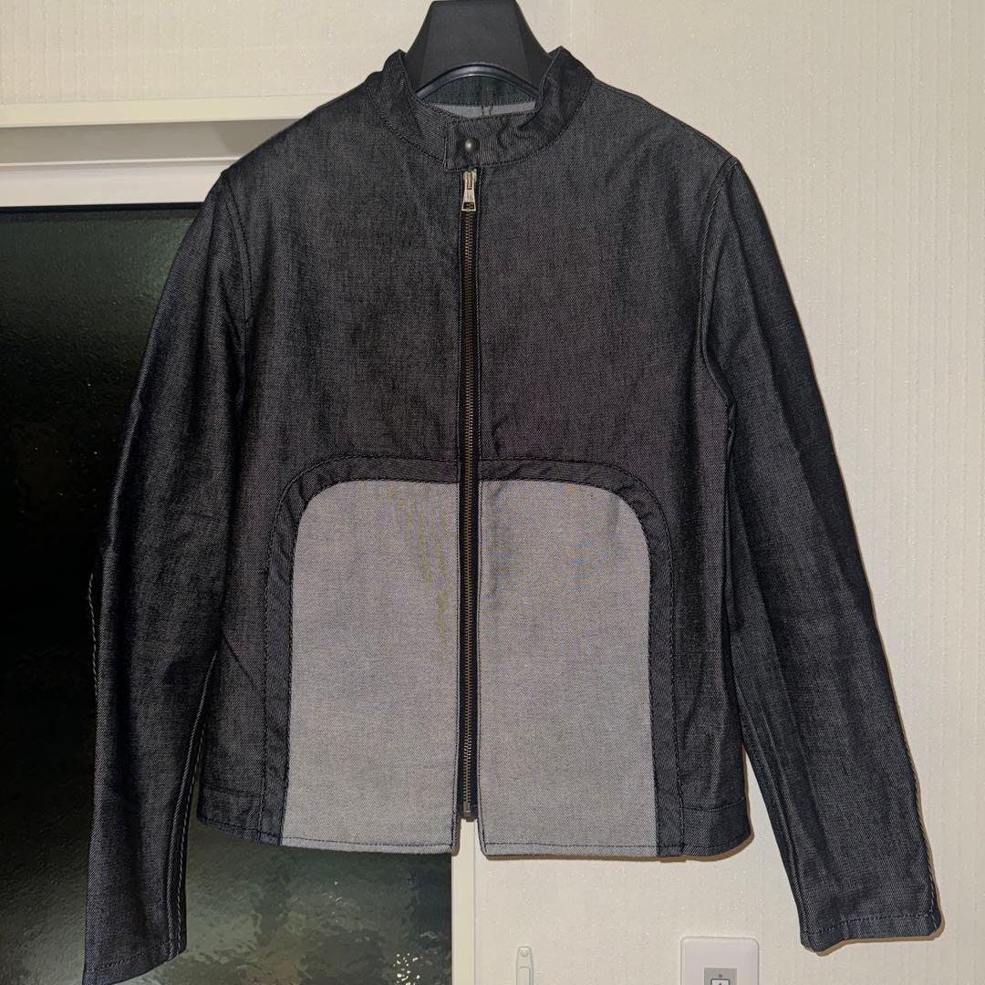 NEIL BARRETT ブラック×グレーデニムジャケット neil barrett ニール