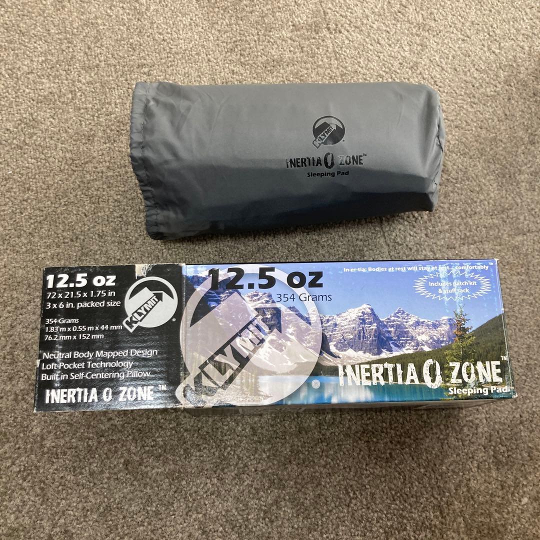 Klymit クライミット イナーシャ オゾン エアマット スリーピング
