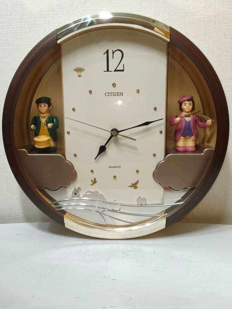 CITIZEN タイニーワールドデュエット からくり時計 メロディ時計