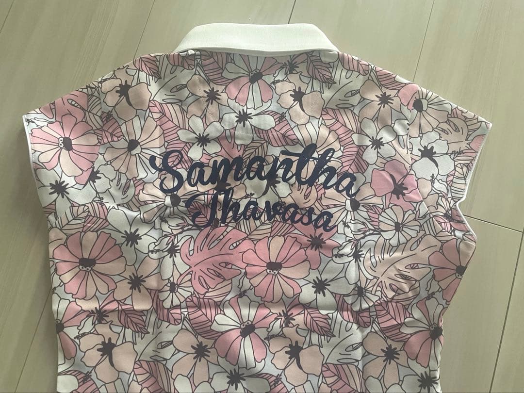 サマンサタバサ No.7 花柄 ワンピース ゴルフ 38