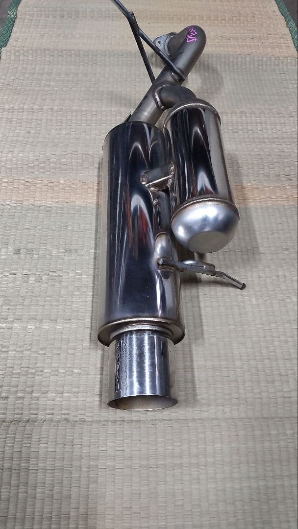 デミオ　DY3W系silent ステンレス シングル出しマフラー ライブディオZX ライブディオSR AF34 AF35 ステンレス マフラー