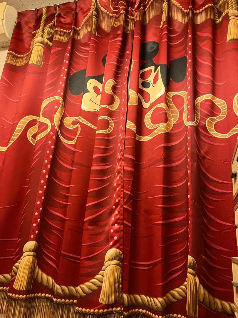 Disney】ミッキーマウスレビュー カーテン