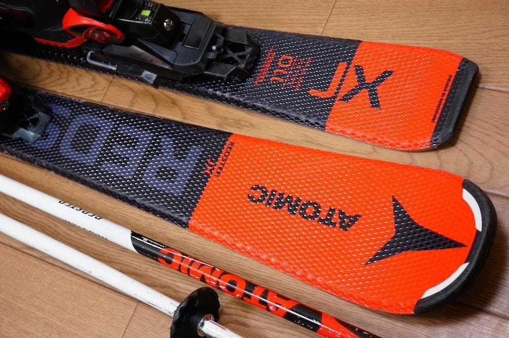 メンテ済 110cm 靴20～20.5cm ATOMIC 子供用スキーセット子供用スキー