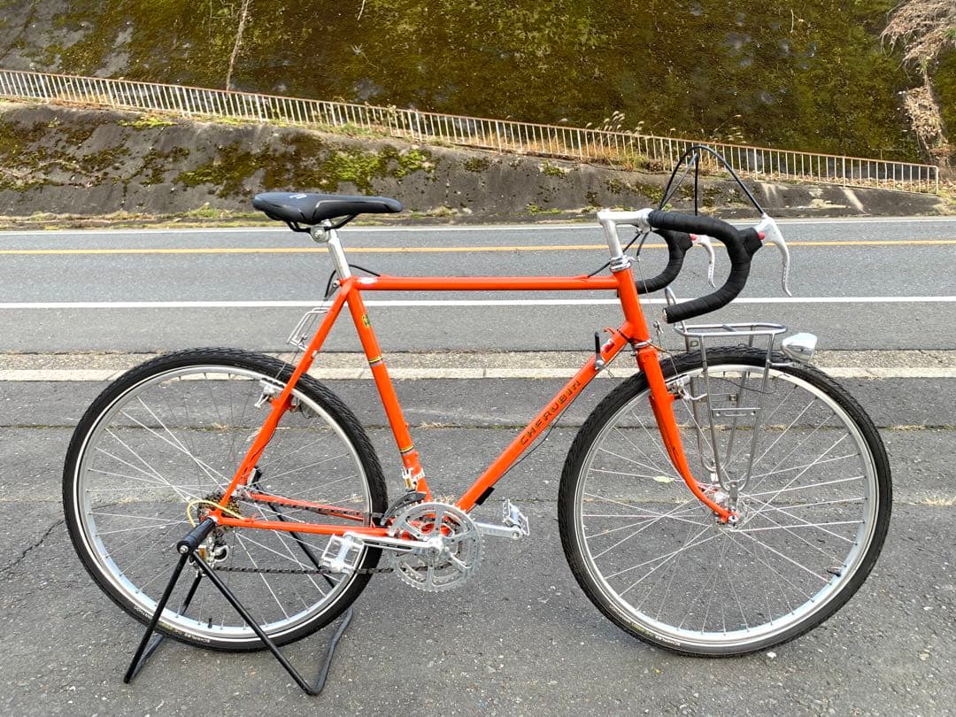 【即乘】送料無料CHERUBIM ロードバイク ビンテージ 15速27.5インチ ケルビム CHERUBIM シマノ 600 6200 MIX 6S クロモリ ロードバイク