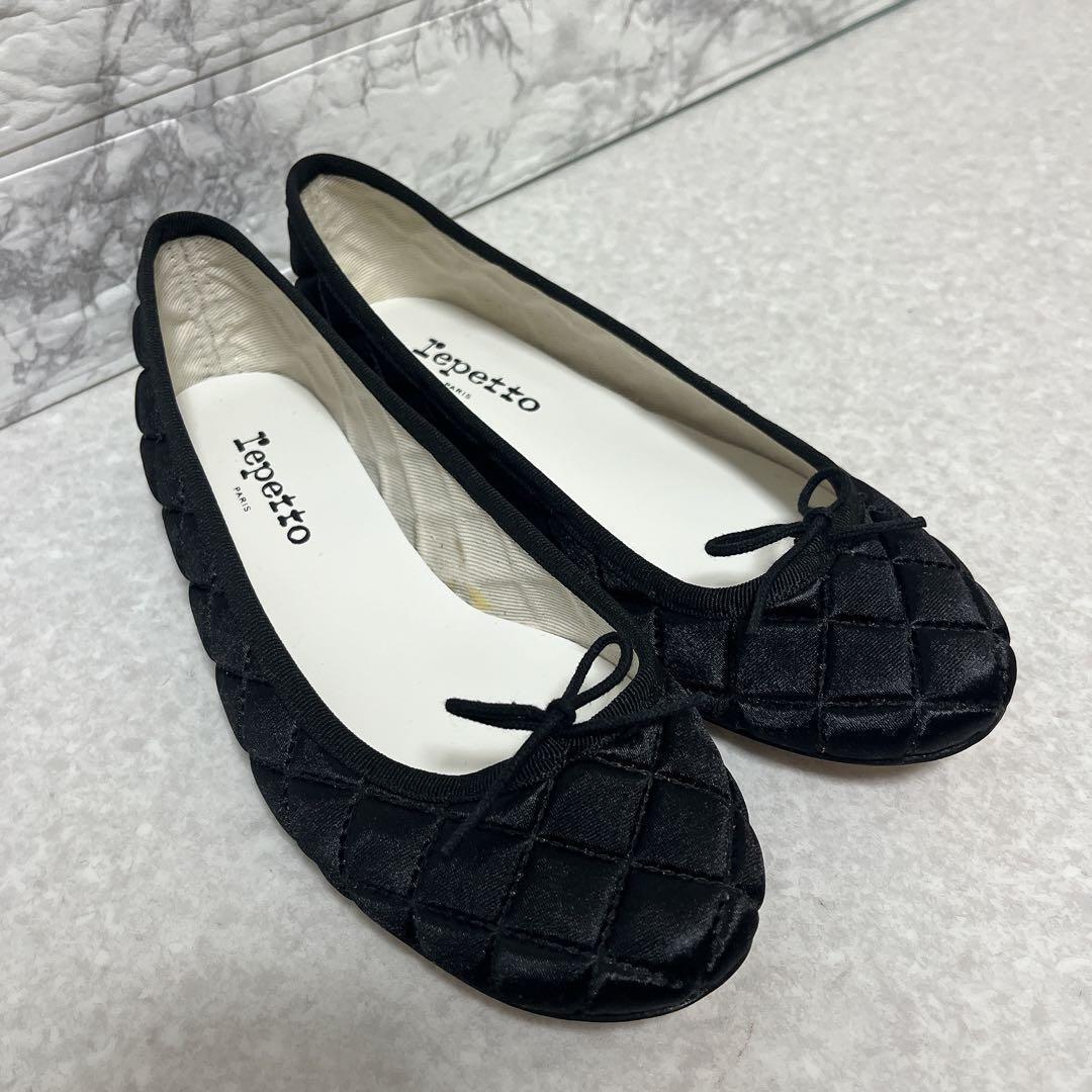 ⭐未使用級・激レア⭐レペット バレエシューズ キルティング サンド