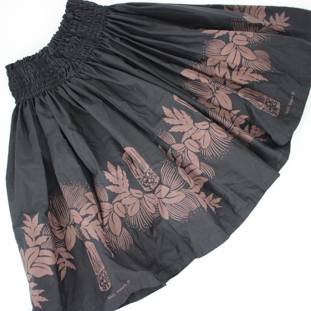 最高級 フラダンス用衣装】TAHITI IMPORTS パウスカート ブラック