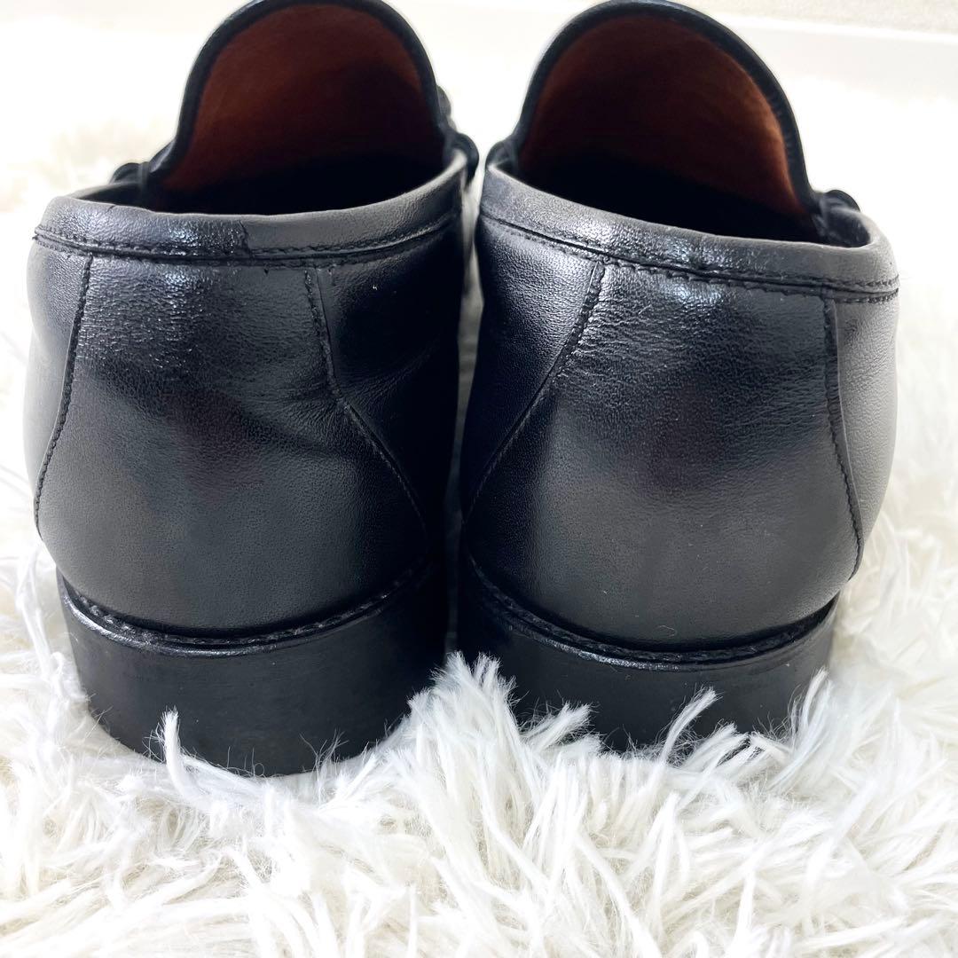 グッチ　GUCCI ローファー　革靴　ホースビット　24.5cm ブラック　黒