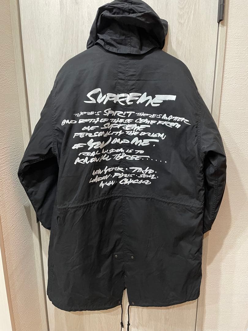 ジャケット・アウター Supreme Futura Fishtail Parka \"Black\" M