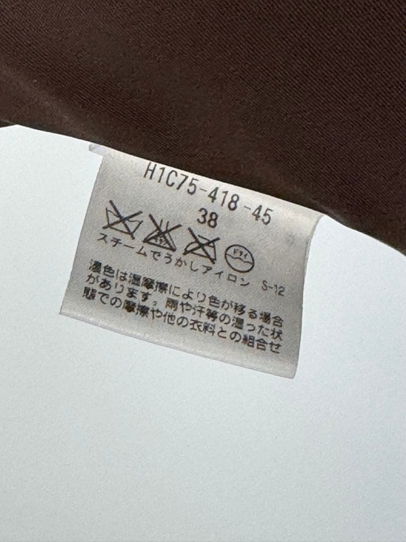 マッキントッシュ フィロソフィー ・キャメルポロコート サイズ38