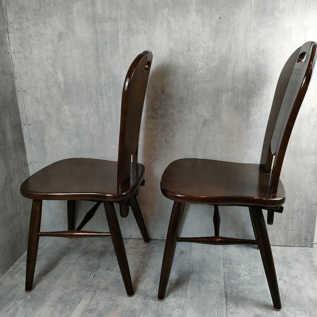 2の2カリモク家具 ルスティック ダイニングチェア カントリー調 廃番 2