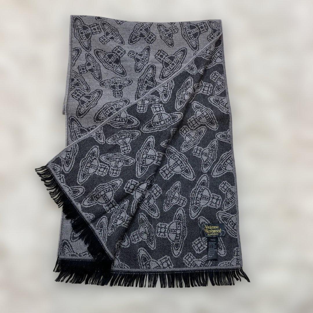 極美品希少ヴィヴィアンウエストウッド リバーシブル　マフラー イタリア製 グレー 楽天市場】【2/19〜2/23 10％オフクーポン配布中】ヴィヴィアン