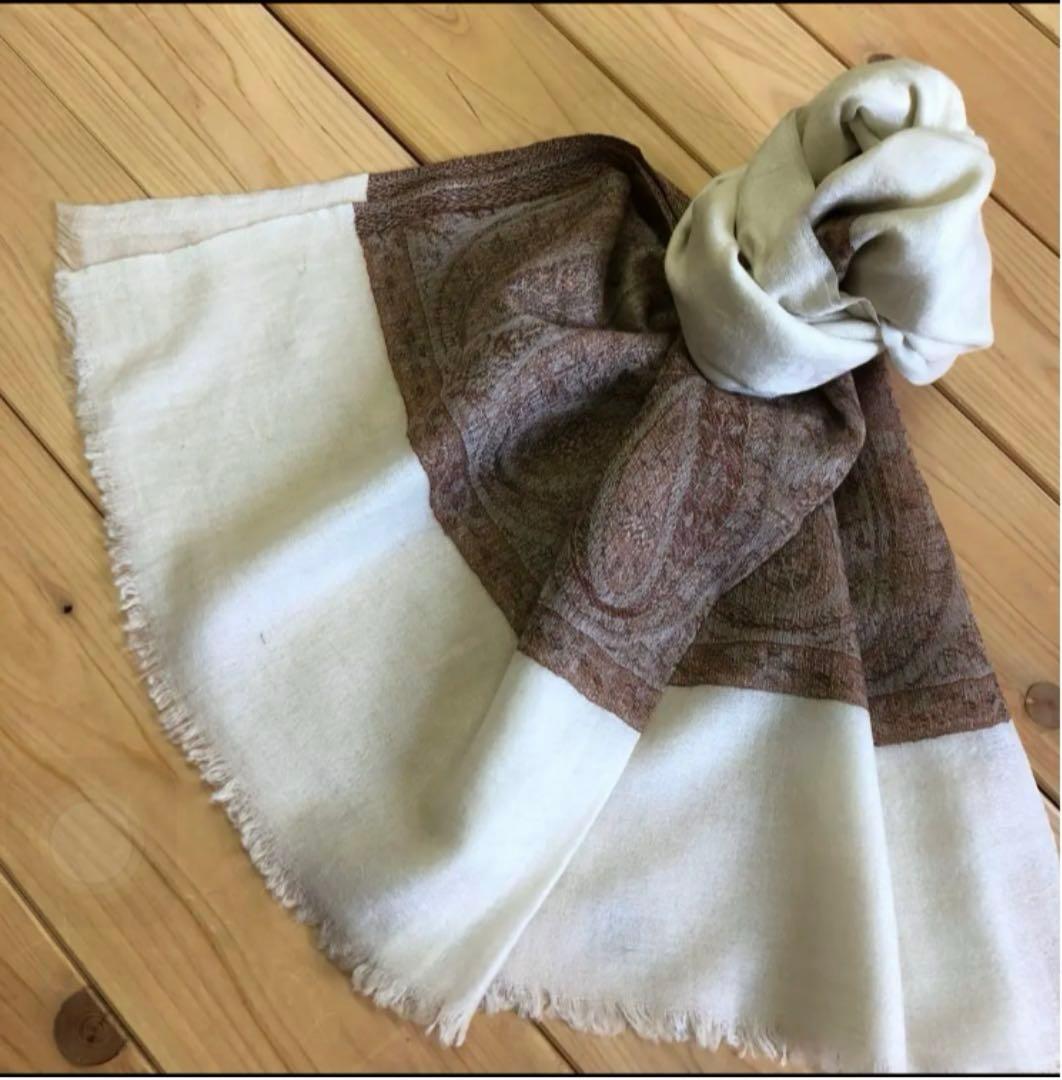 カシミール地方産(至宝)ベビーカシミヤストール