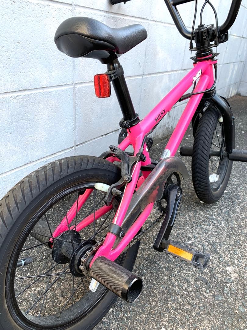 JUICYピンク BMXバイク MOTEL WORKS 14インチ