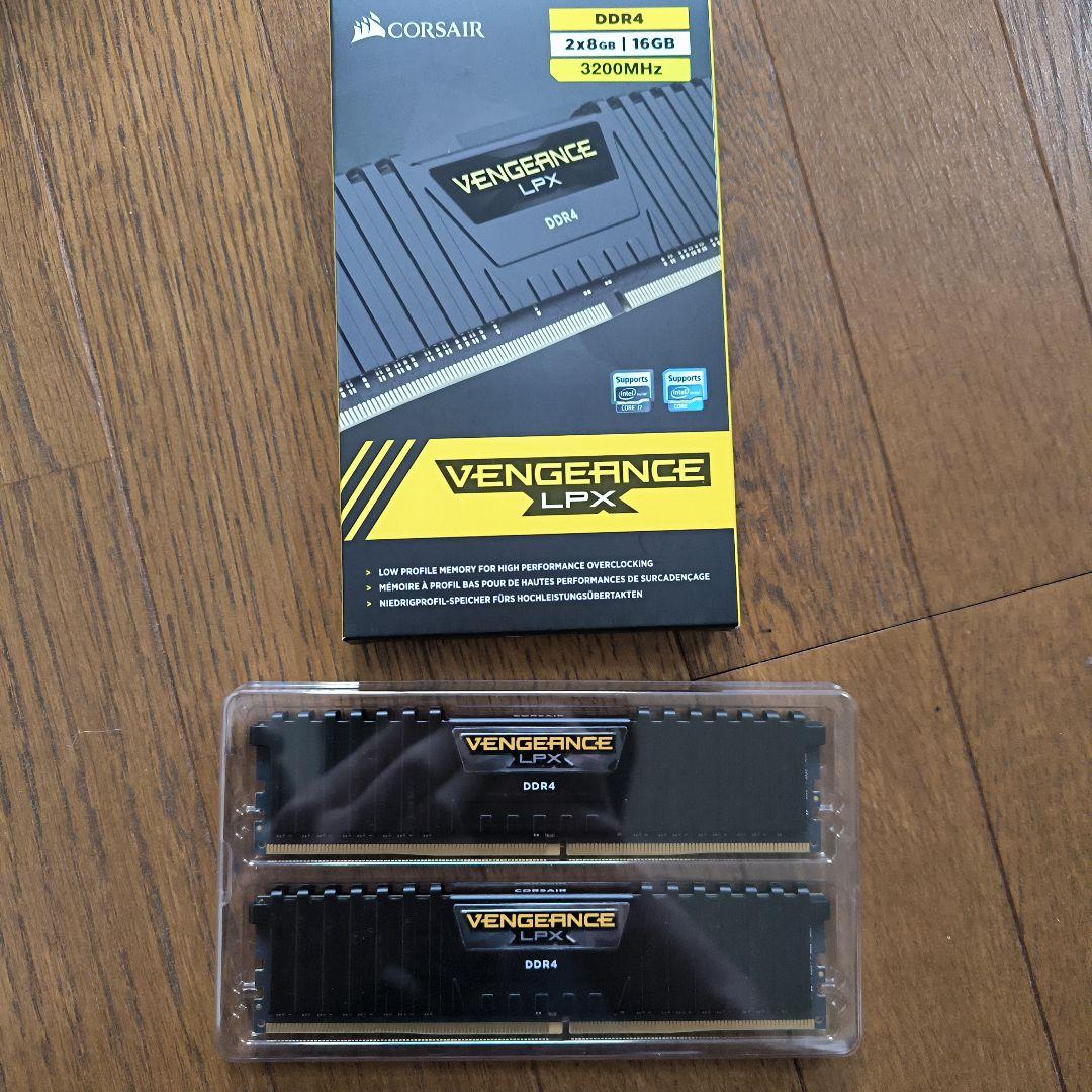 メモリー corsair DDR4 16gb 3200MHz CORSAIR Vengeance LPX DDR4 RAM 16GB (2x8GB) 3200MHz CL16-20-20-38