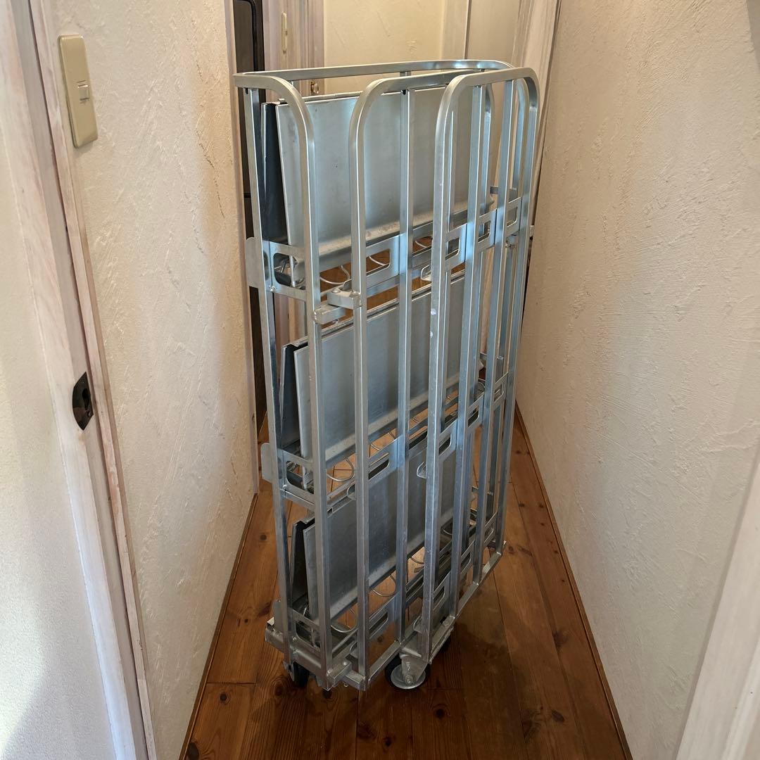 《専用》3段メタルワゴン シルバー