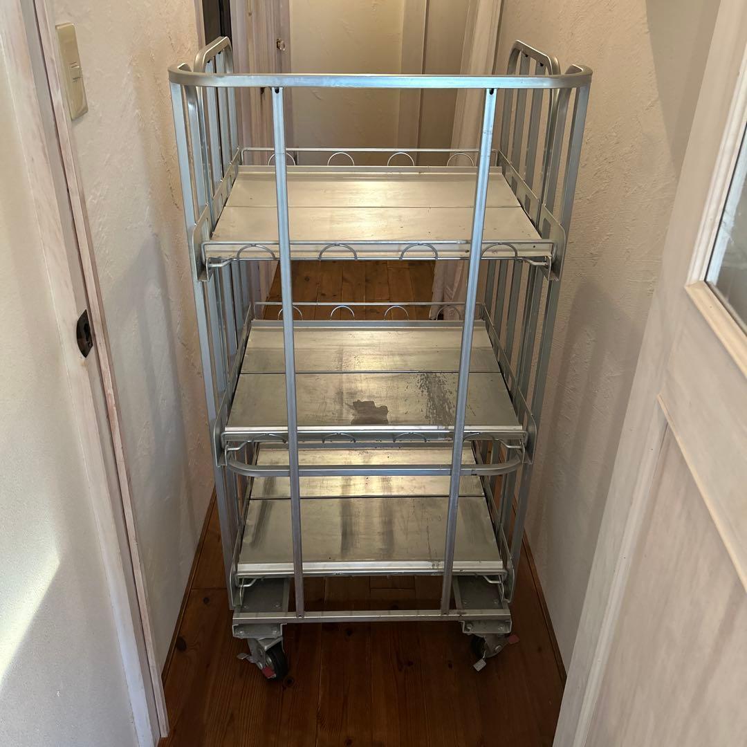 《専用》3段メタルワゴン シルバー