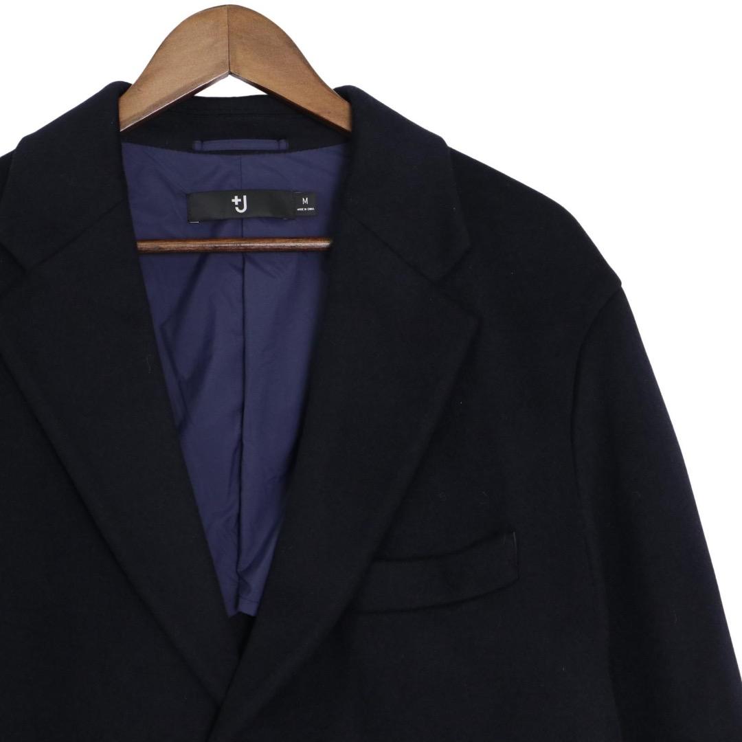 美品✨】ユニクロ+Jカシミヤブレンドオーバーサイズチェスターコート