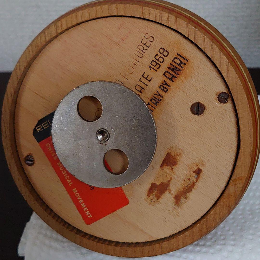 アンリANRI ライナス・ヴァンペルトとスヌーピー木彫りオルゴール