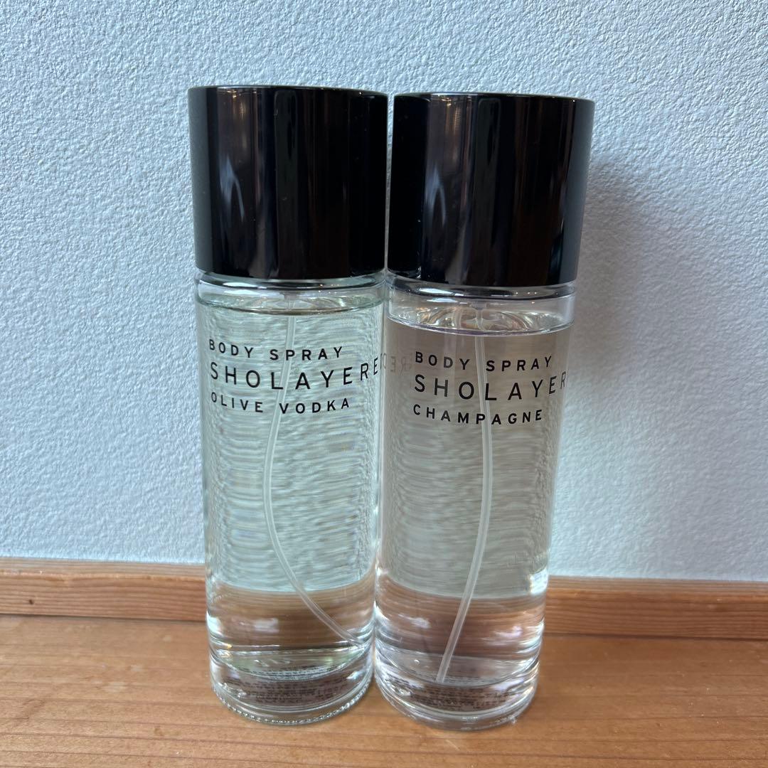 SHOLAYERED ボディスプレー オリーブ・ウォッカ & シャンパン ボディスプレー｜オリーブウォッカ｜100ml – SHOLAYERED