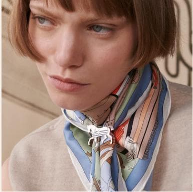 エルメス　2025新商品　スカーフ70リング 《馬着を着た馬》　新品未使用品