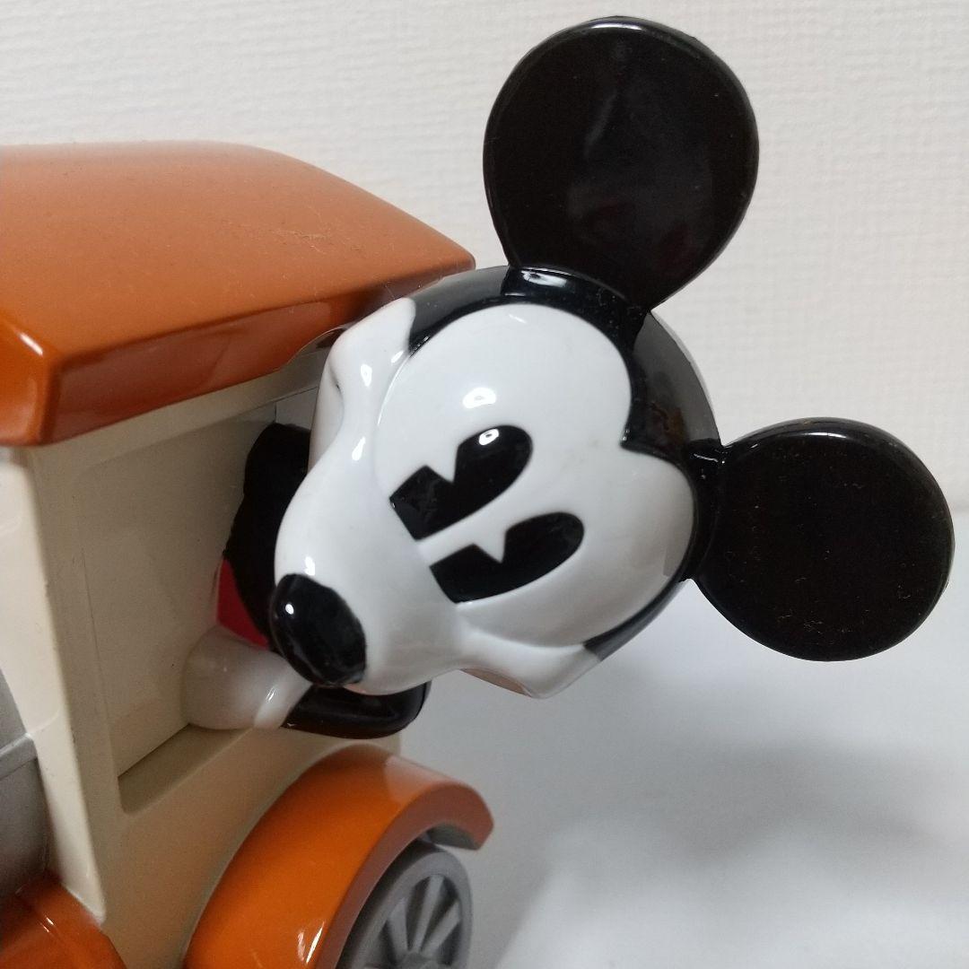 ディズニー ミッキー 目覚まし時計 汽車 機関車 レア レトロ 置き時計