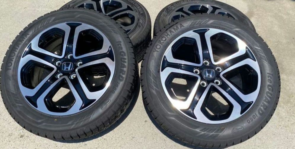 ホンダ ヴェゼル純正17インチ ホイール4本セット スタッドレスタイヤ