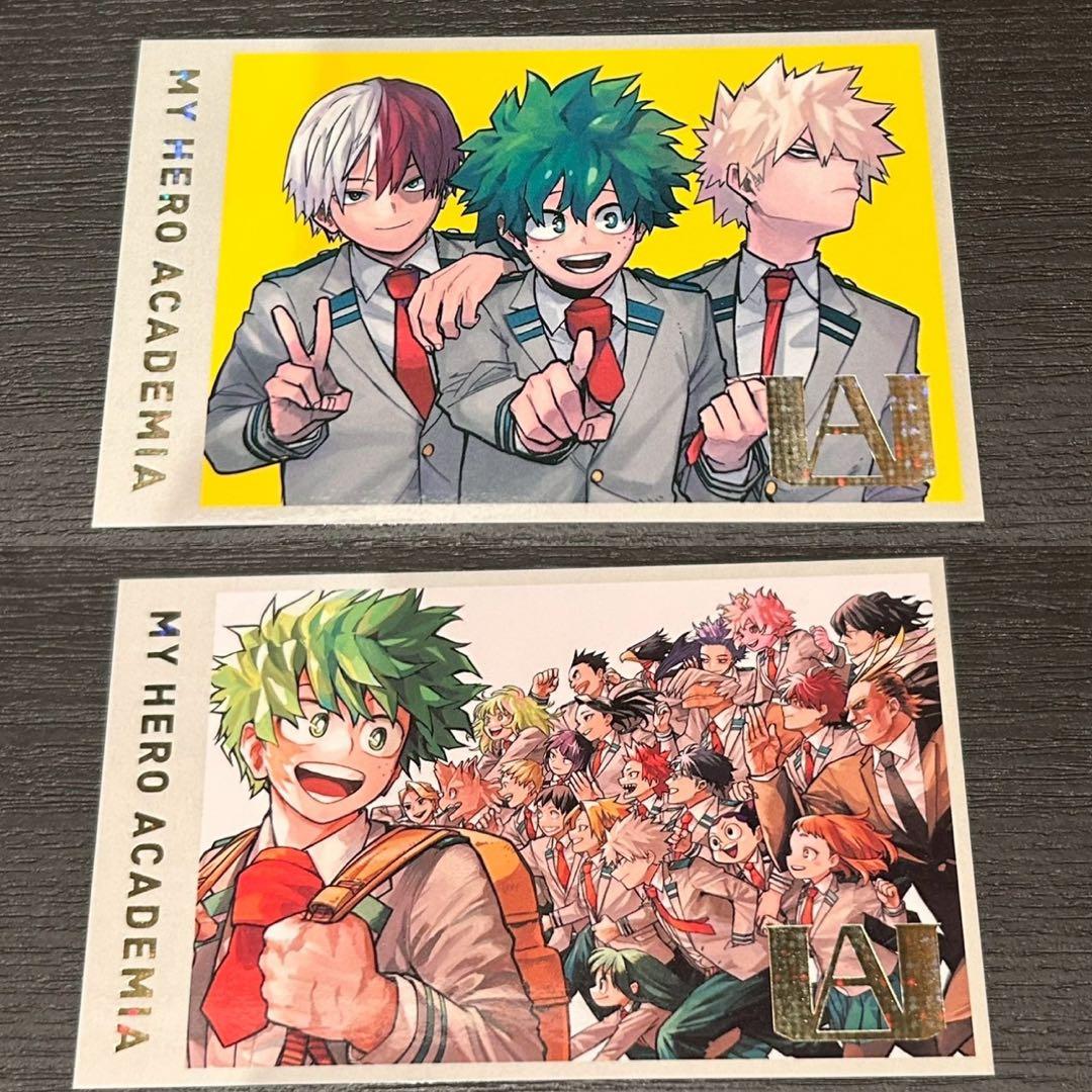 ヒロアカ展 原画展 メモリアルコレクション 箔押し 2種 - メルカリ