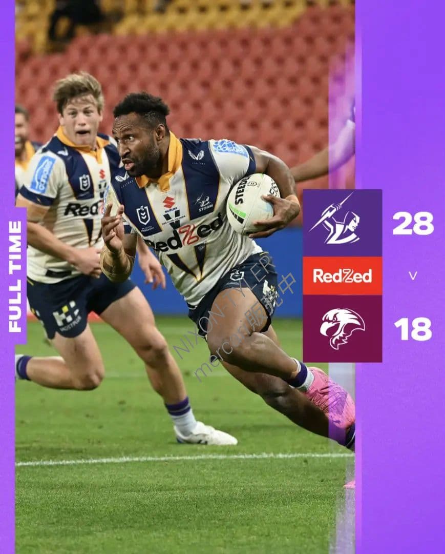 海外Mサイズ】NRL メルボルン・ストーム 1998 ヘリテージジャージ