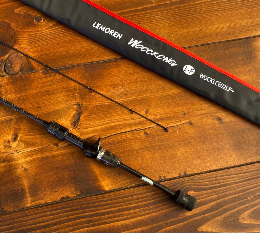 超軽量　カーボンロッド　ベイトロッド　C602L バスロッド　ウッドグリップ 超軽量 カーボンロッド ベイトロッド C602L バスロッド 良い ウッド