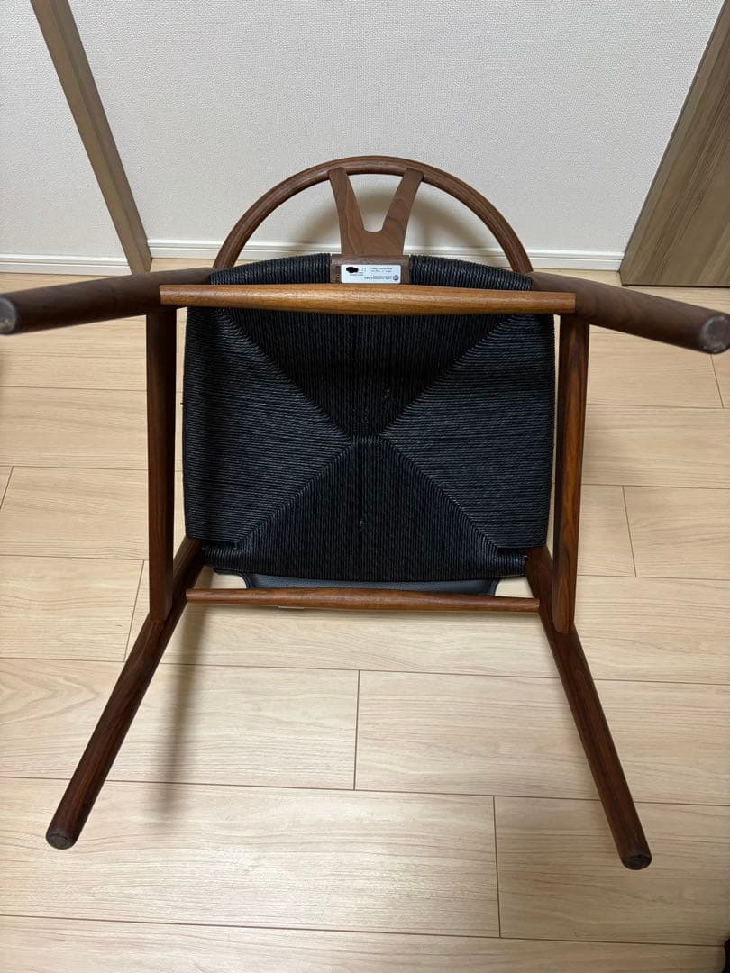 貴重】ワイチェアCH24 ウォールナット ブラックペーパーコード 正規品
