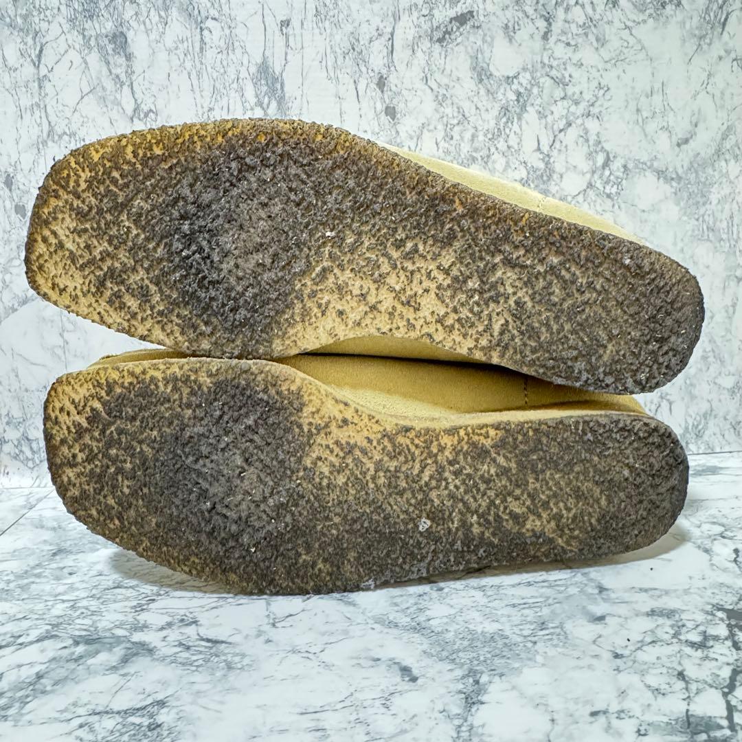 【美品】clarks ワラビー メープル 26.5cm