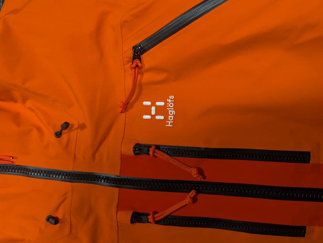 Haglofs ヴァッシ ゴアテックス ジャケット オレンジSサイズ Haglofs