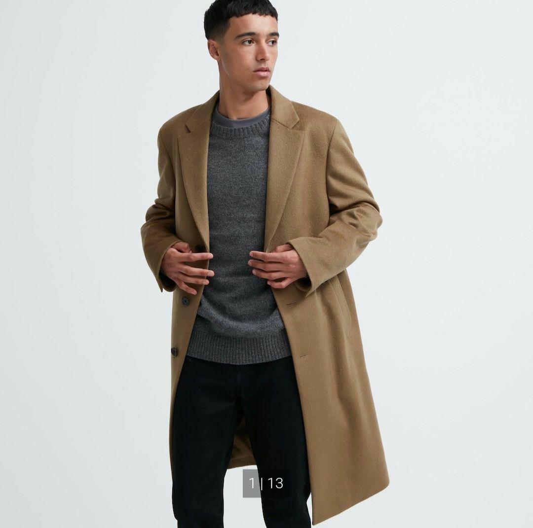 UNIQLO】ウールカシミヤチェスターコート【希少サイズ】 - メルカリ