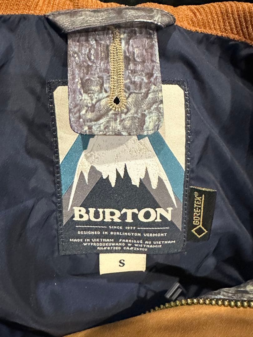 BURTONスノーボードジャケット《S》GORE-TEX DUNE JACKET