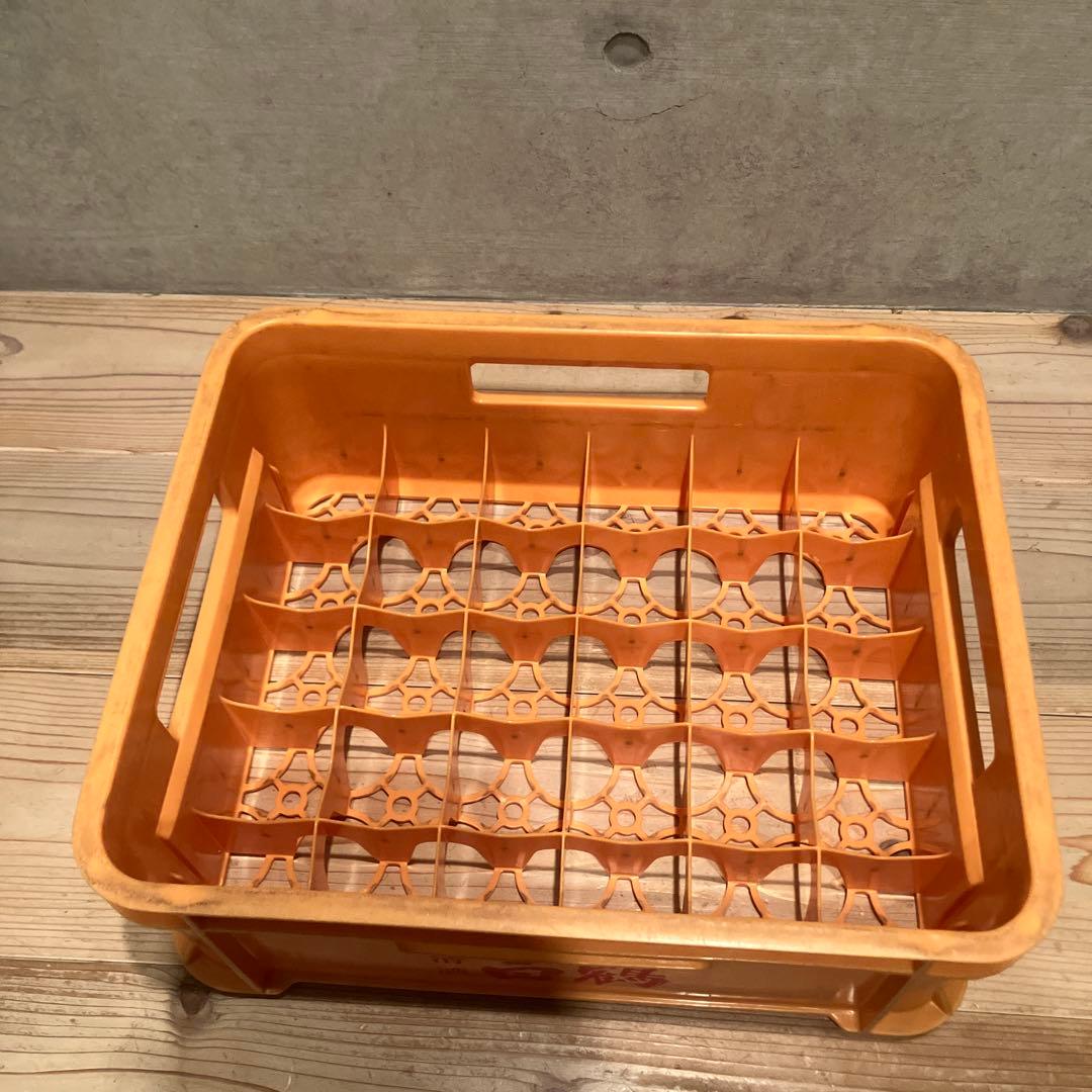 清酒 白鶴 ビールケース 瓶ケース コンテナ 昭和レトロ ボテ箱 - メルカリ