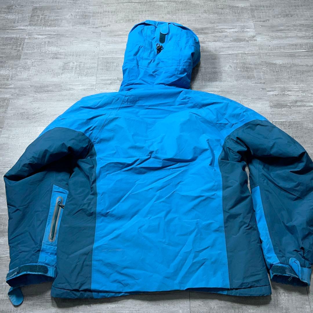モンベル パウダーライトパーカー 1102107 スキーウェア スノボ M 水色
