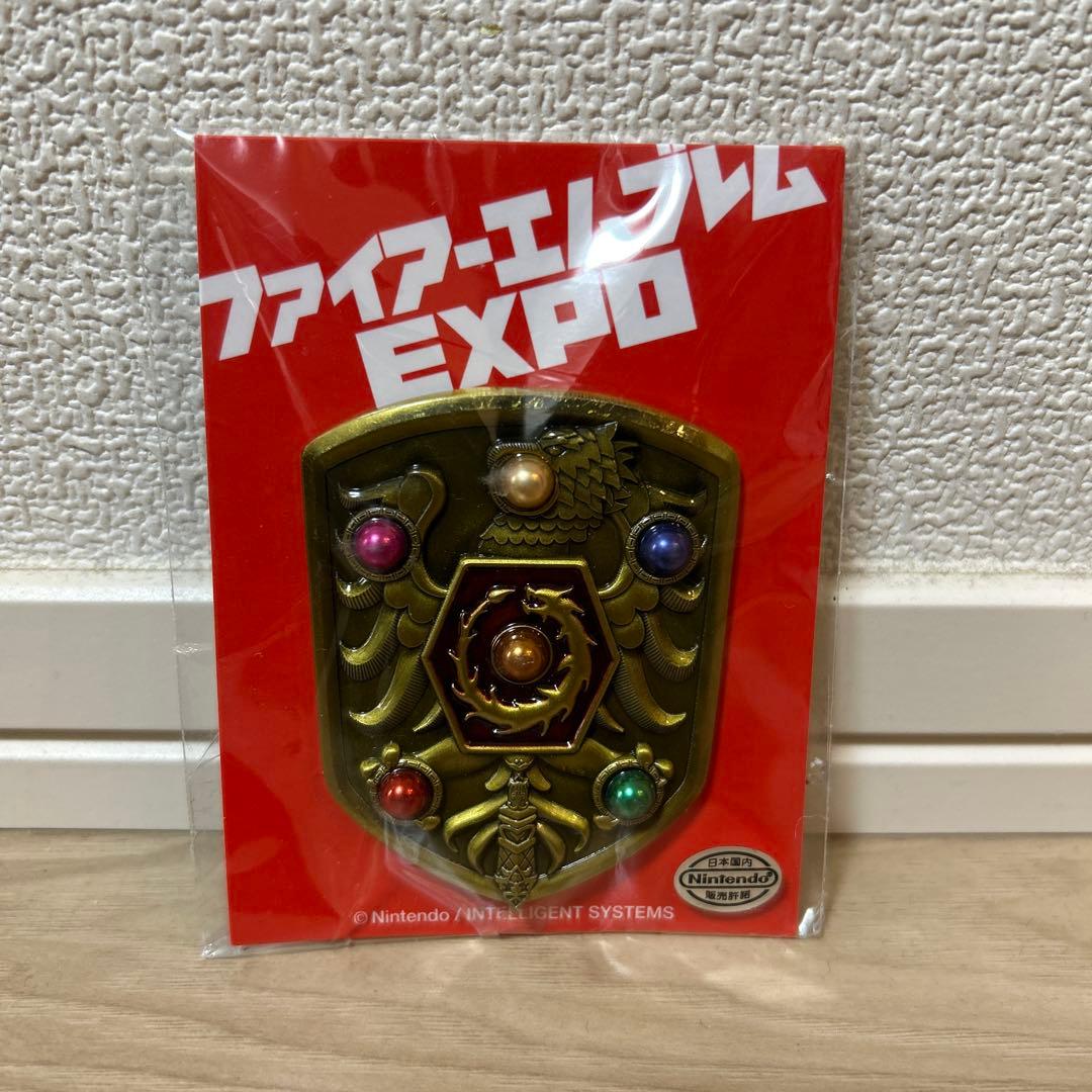 ファイアーエムブレム EXPO ピンズ 封印の盾 ファイアーエムブレム EXPO ピンズ 封印の盾 本物
