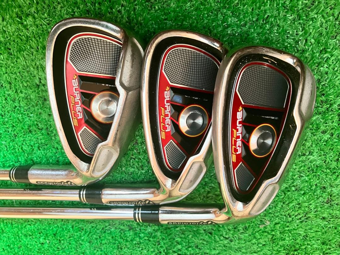 テーラーメイド バーナー プラス P.9.8番 3本セット フレックスS