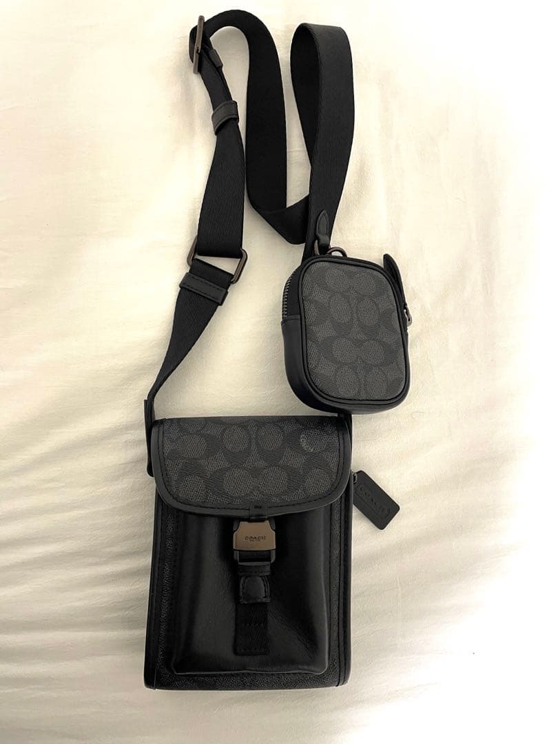 COACH】コーチ ノース／サウス ハイブリッド ポーチ