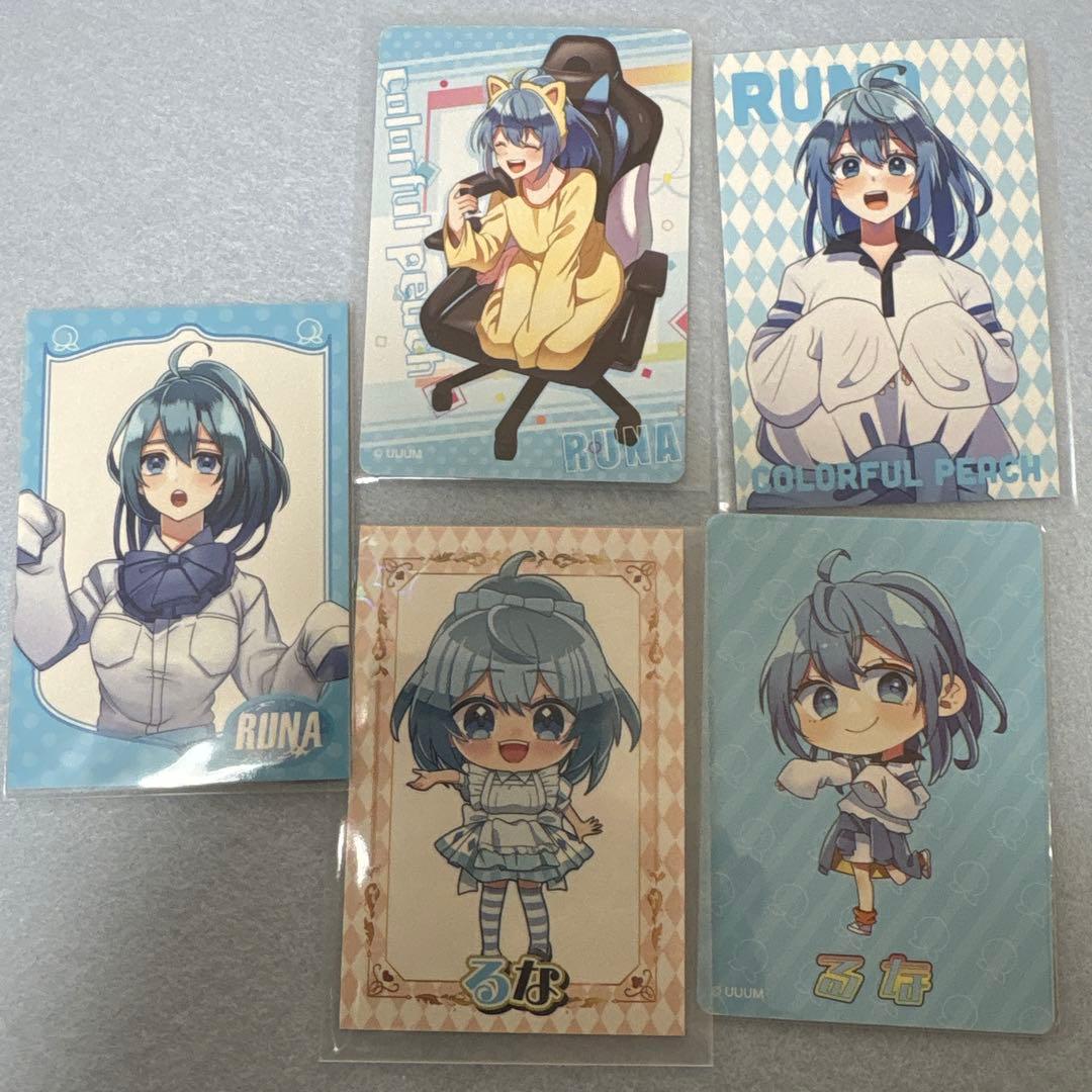 カラフルピーチ るなさん トレカ 初期ビジュ ワンダーランド