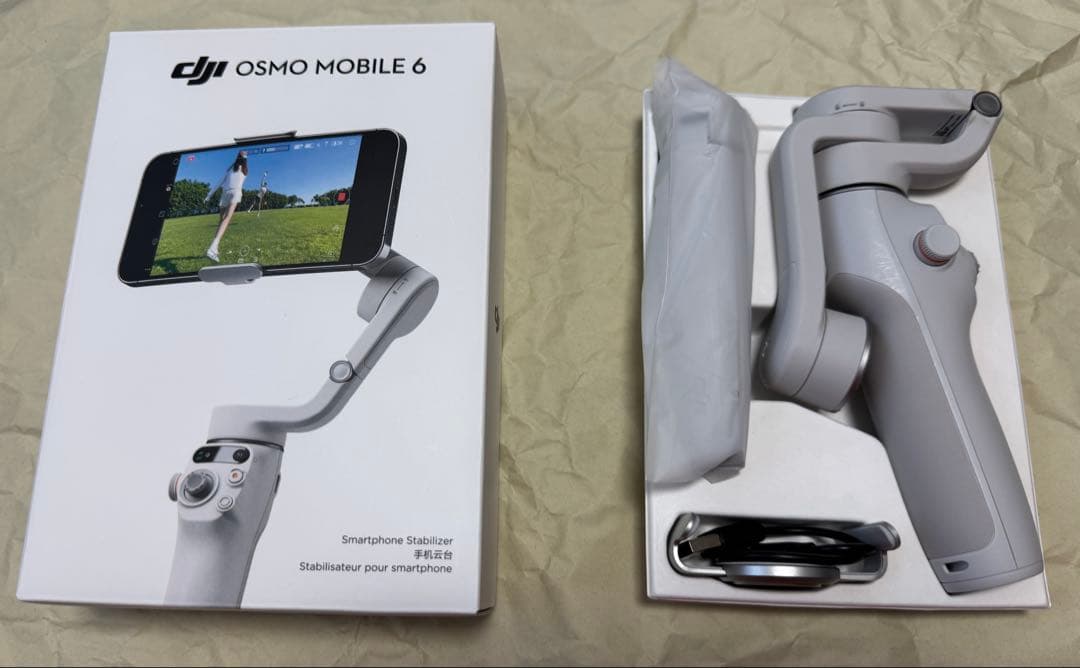 DJI オズモモバイル6 中古品 プラチナグレー DJI オズモモバイル6 中古
