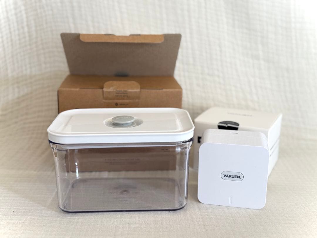 公式】VAKUEN プレミアム真空保存容器 、真空ポンプ 【公式】VAKUEN