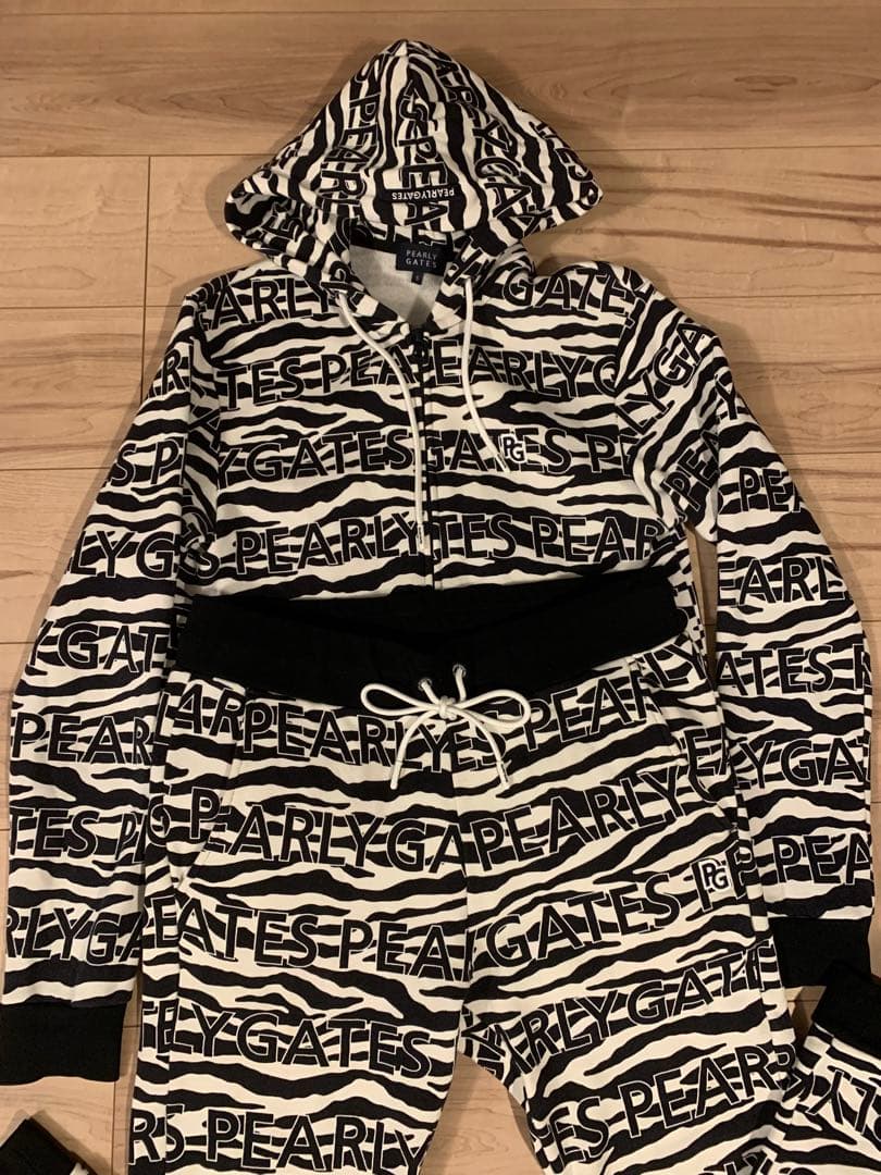 パーリーゲイツ ゼブラ柄 セットアップ サイズ5