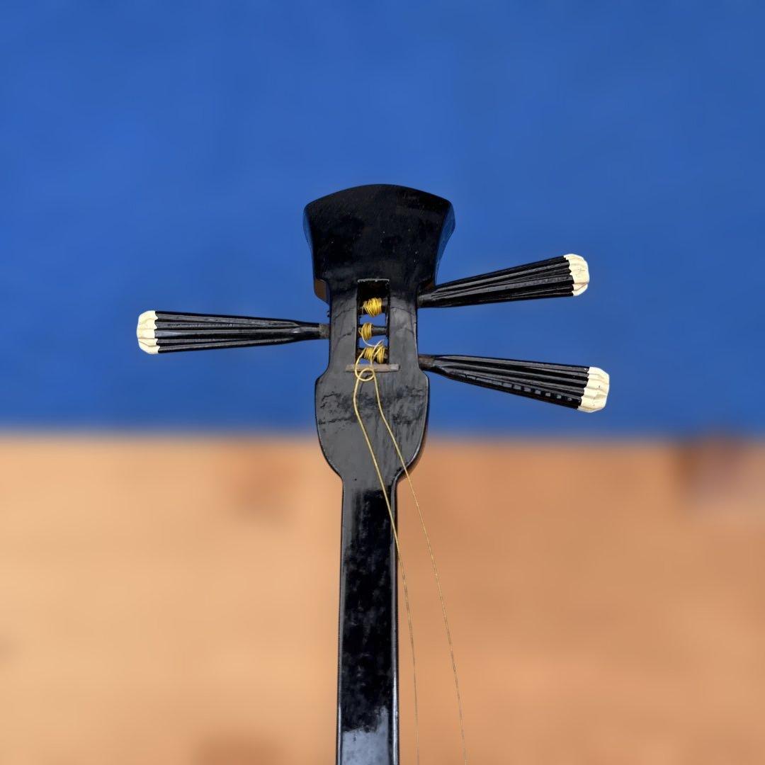 C015 三線 蛇革 蛇皮 ※人工ではないとは思いますが判断