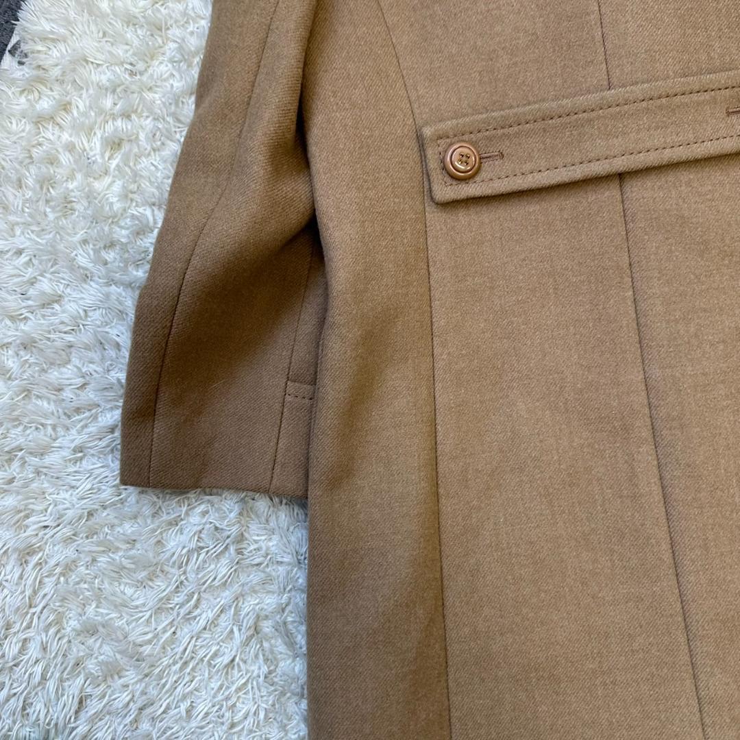 スヌコさん専用《 ラピーヌブランシュ 》ロングコート　ネックファー 9号 ウール