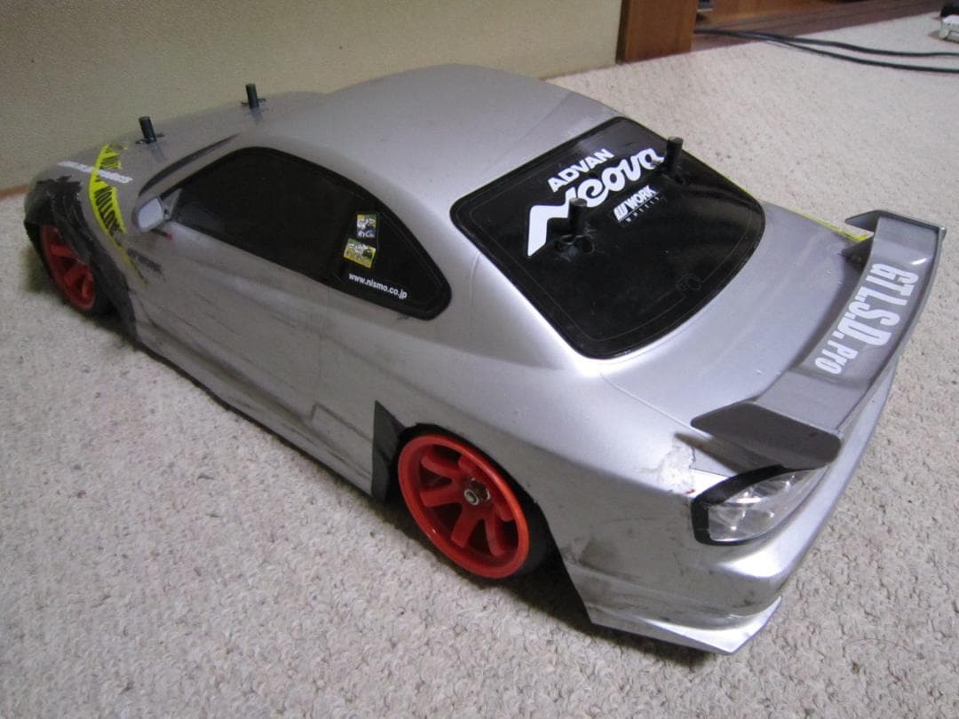 くまくら 1/10 シルビア S15 即ドリ ミサイル仕様 2.4G 日産